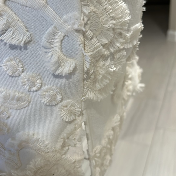 Pearl by Lela Rose cream embroidered top - Picture 8 of 8